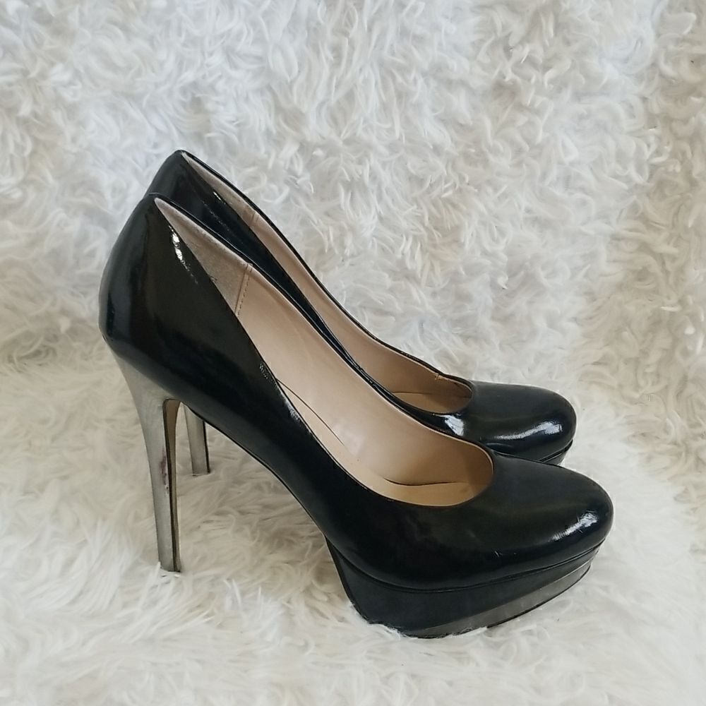 Zigisoho Black Patent Leather Pumps size 8.5 - Picture 4 of 10
